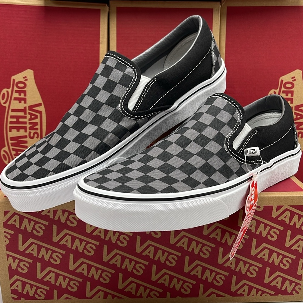 Vans WMNS Classic Slip-On Black/Pewter Checkerboard 
VN000EYEBPJ
Sneakers - Picture 5 of 16